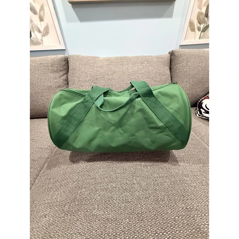 New Heights Jason Travis Kelce Podcast Green Duffel Gym Bag Travel 8805 Recycled